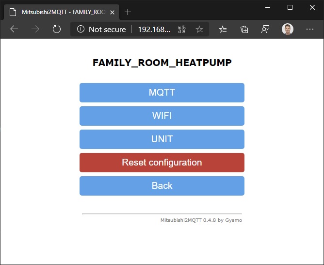 Setup - Setup Page