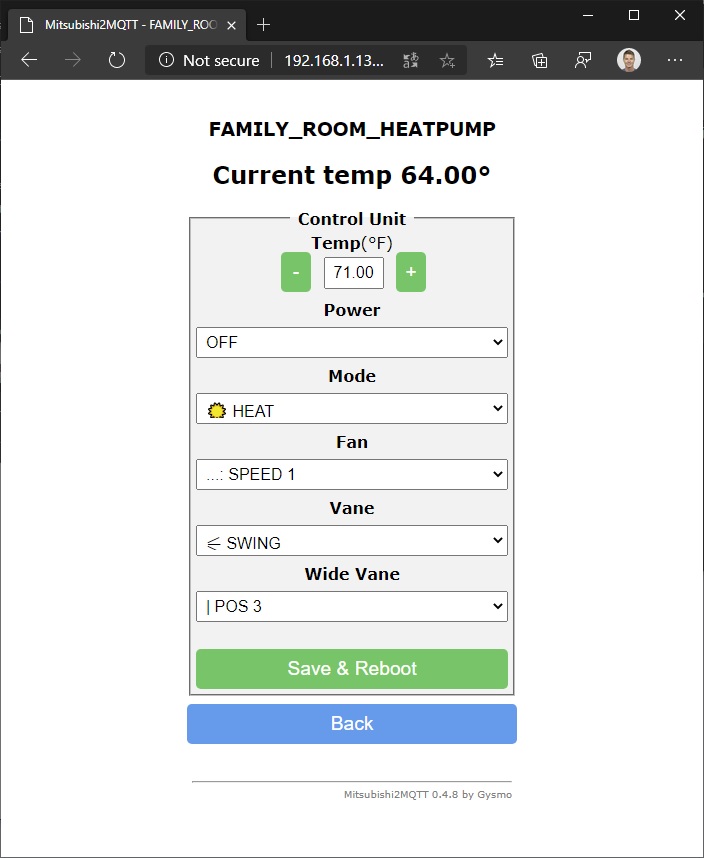 Control Heatpump